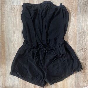 Old Navy Black Strapless Romper